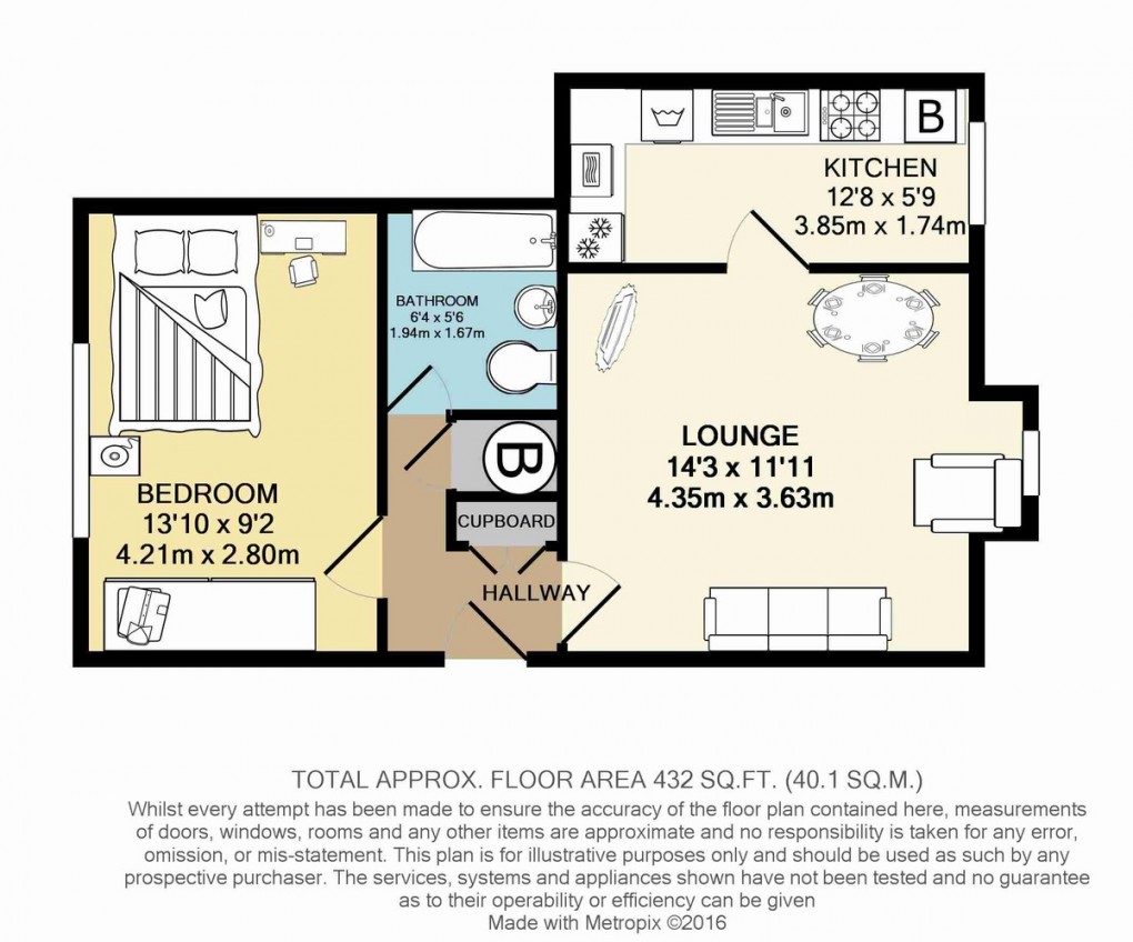 Floorplan for Gade Close, Hayes, Middlesex, UB3 3PY