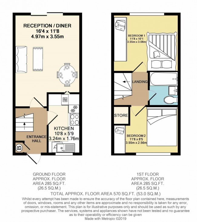 Floorplan for Chalfront Walk , Willows Close, Pinner, ha5 3ff