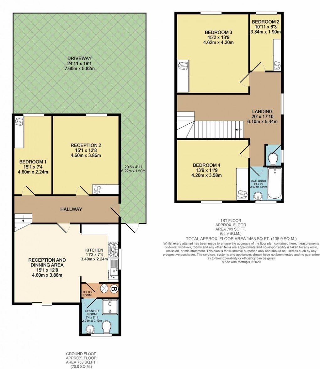 Floorplan for Bowrons Avenue, Wembley,HA0 4QP