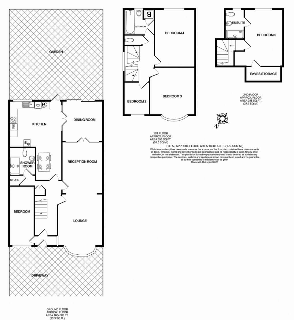 Floorplan for Kenton Park Crescent, Harrow, HA3 8TZ