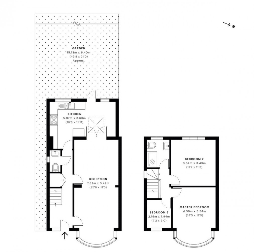 Floorplan for Lancelot Road, Wembley, HA0 2BD