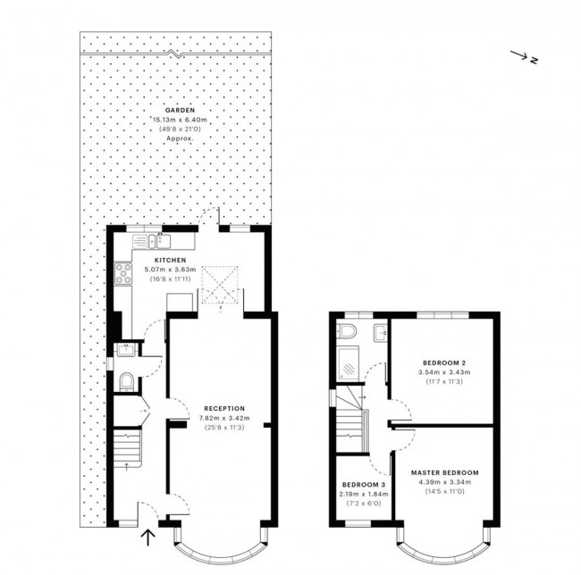 Floorplan for Lancelot Road, Wembley, ha0 2bd
