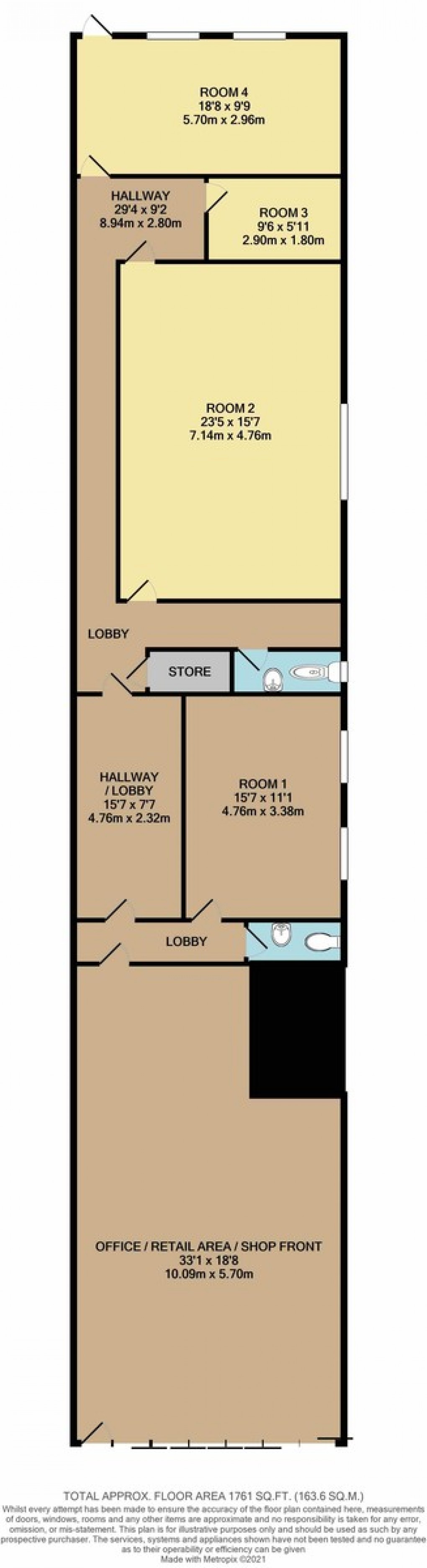 Floorplan for Broadway, Ealing, London, W13 9BE