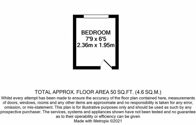 Floorplan for Room 2 - Mount Pleasant, Wembley
