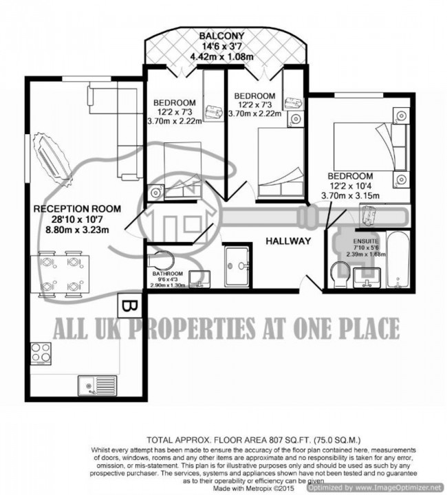 Floorplan for Ealing Road, Wembley, ha0 4th