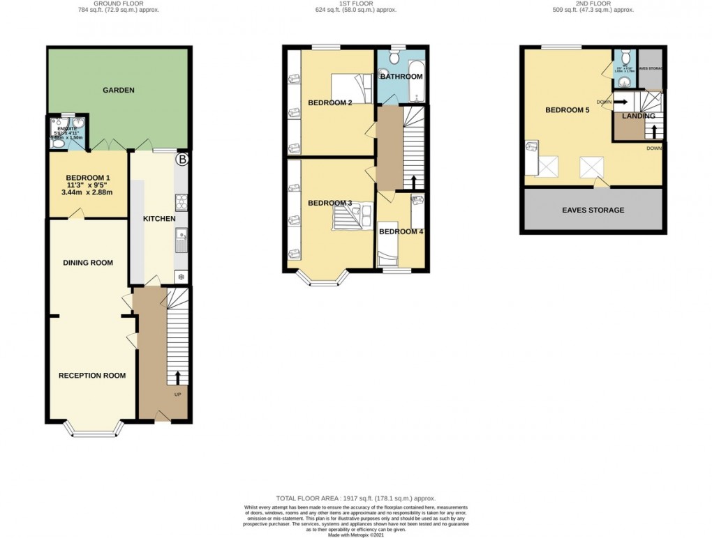 Floorplan for Waverley Avenue, Wembley, HA9 6BG