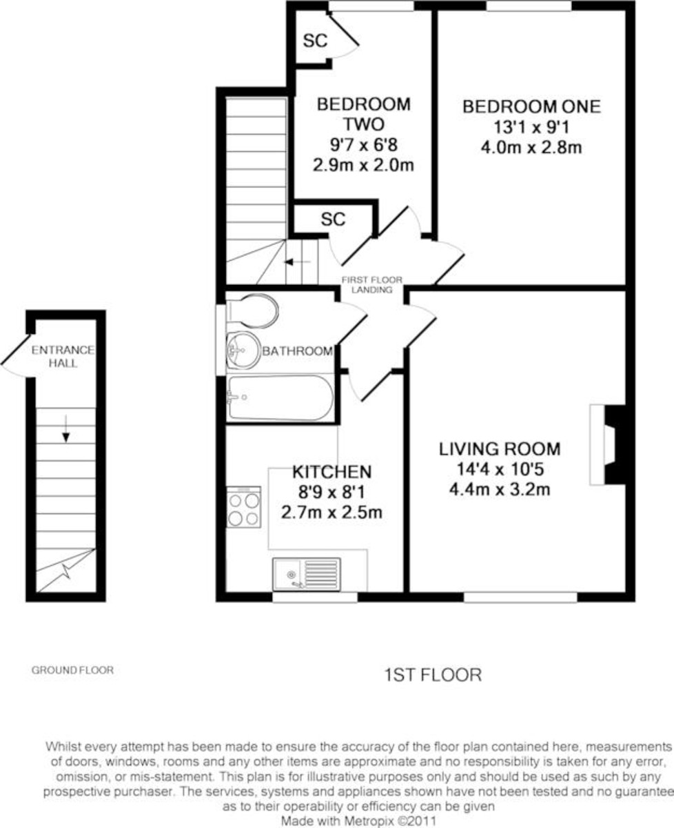 Floorplans For Leaford Crescent, Watford, WD24 5TW