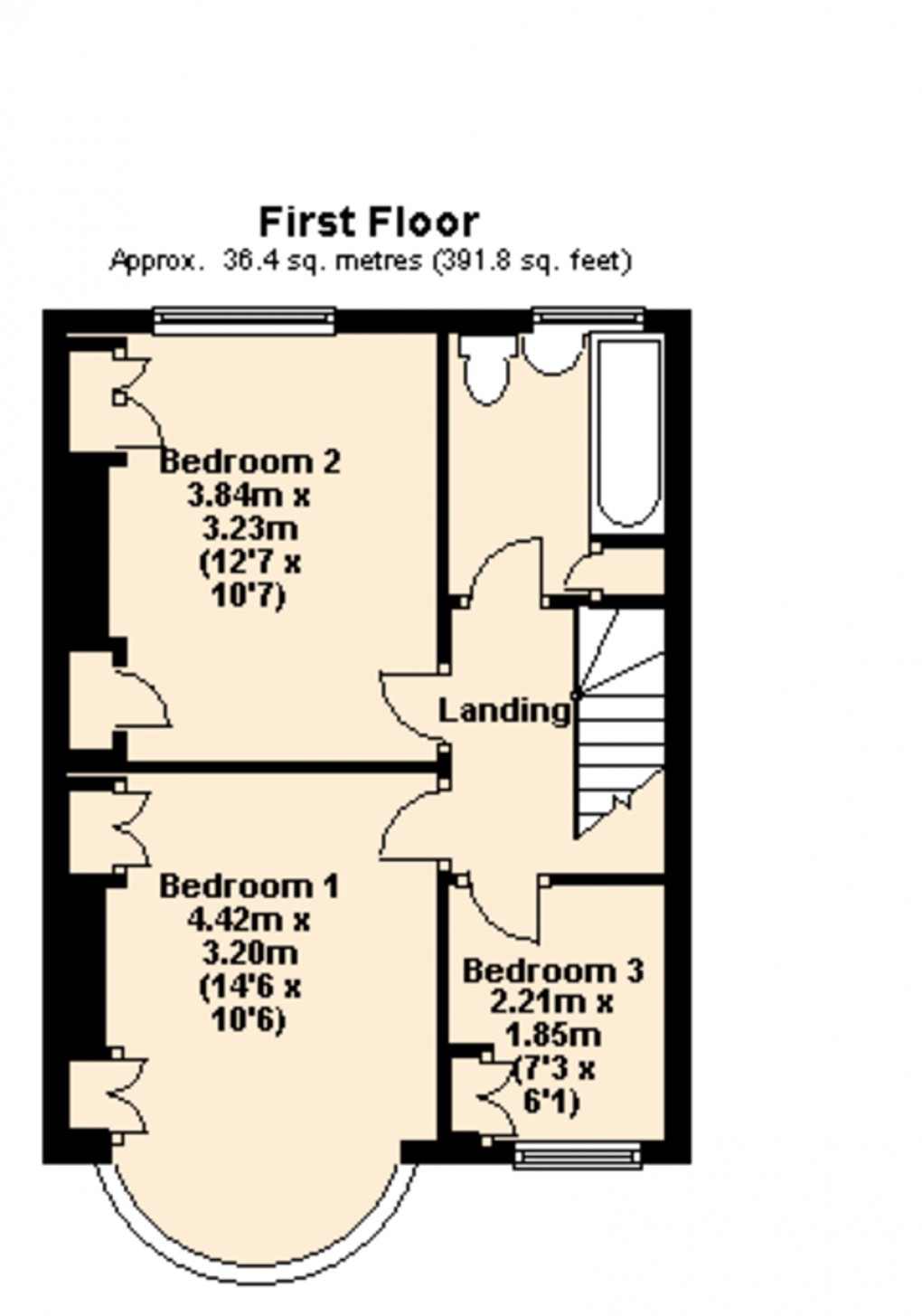Floorplan for Ravenswood Crescent, Harrow, HA2 9JL