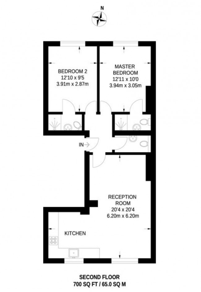 Floorplan for Westow Hill, London, se19 1sb