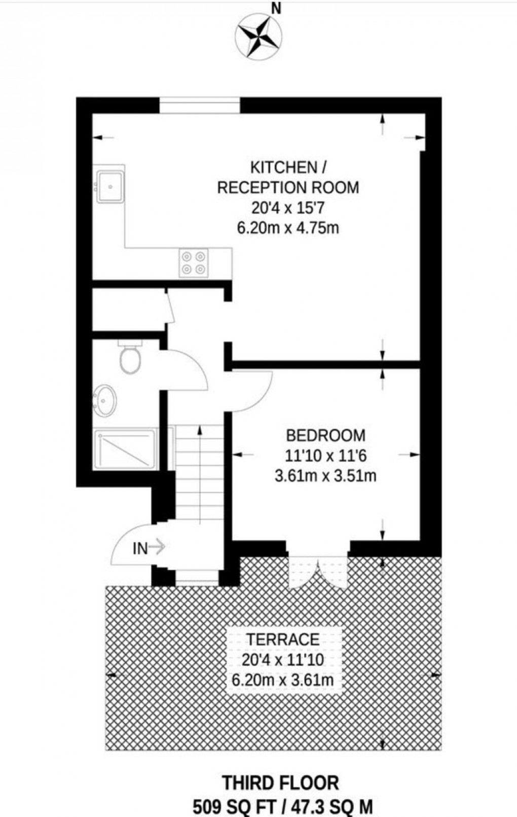 Floorplan for Westow Hill, London, SE19 1SB