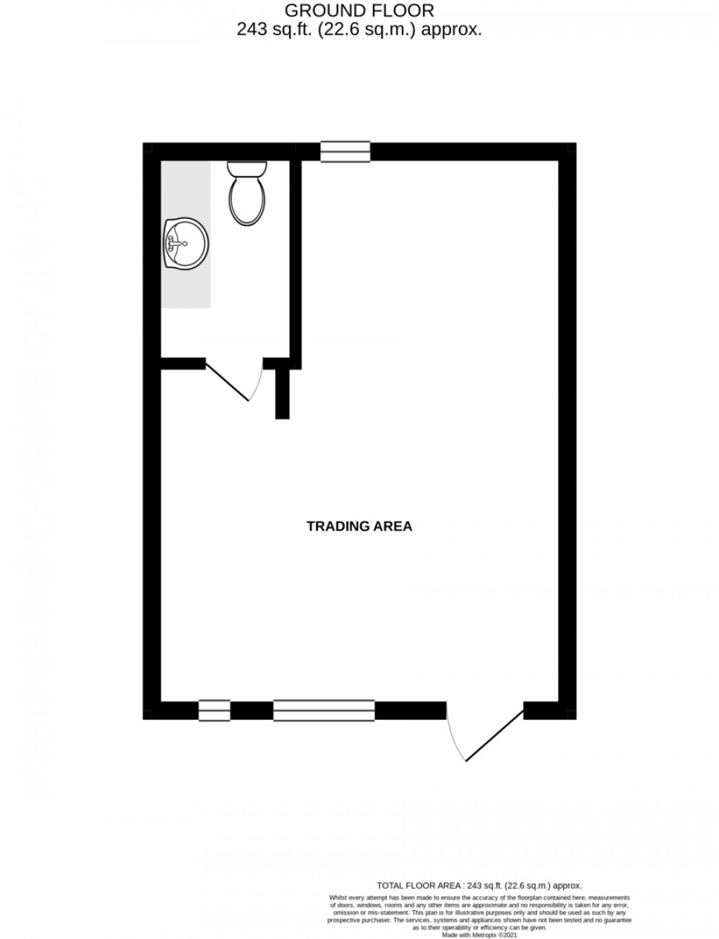 Floorplan for Springfield Road, Harrow, HA1 1QF