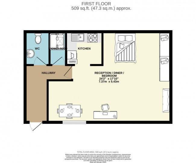 Floorplan for Springfield Road, Harrow, ha1 1qf