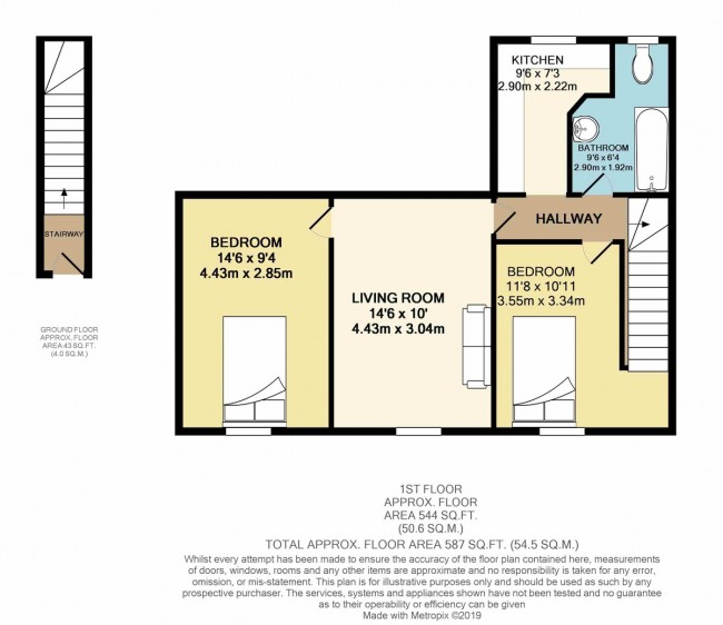 Floorplan for Springfield Road, Harrow, ha1 1qf