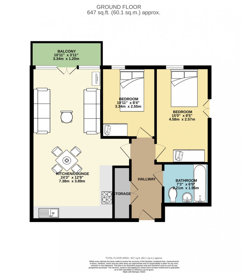 Floorplan for Quadrant Court, Empire Way, HA9 0EY 0EY