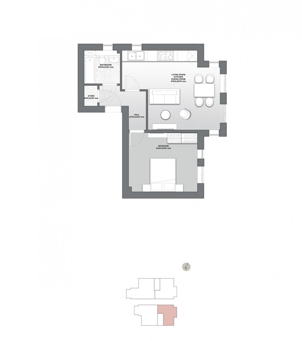 Floorplan for Somerset Road, London, W13 9PB