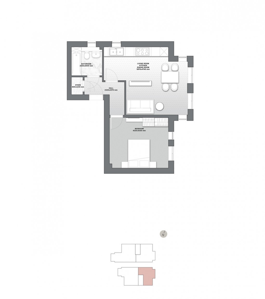 Floorplan for Somerset Road, London, W13 9PB