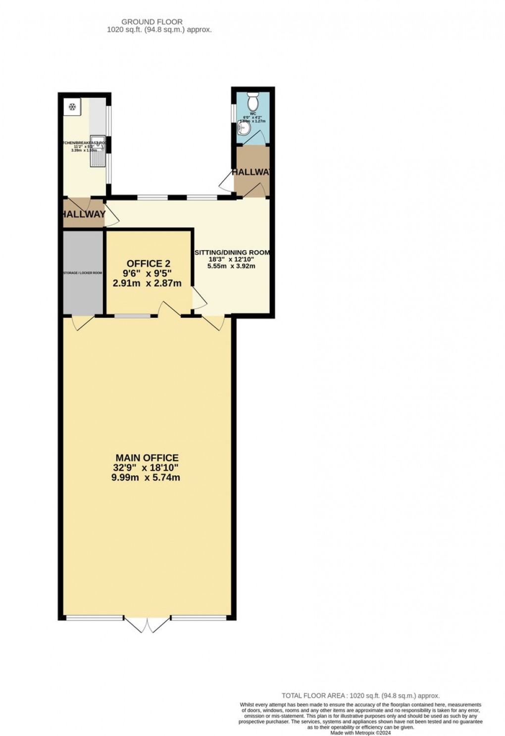 Floorplan for Harrow Road, Wembley, HA9 6BD