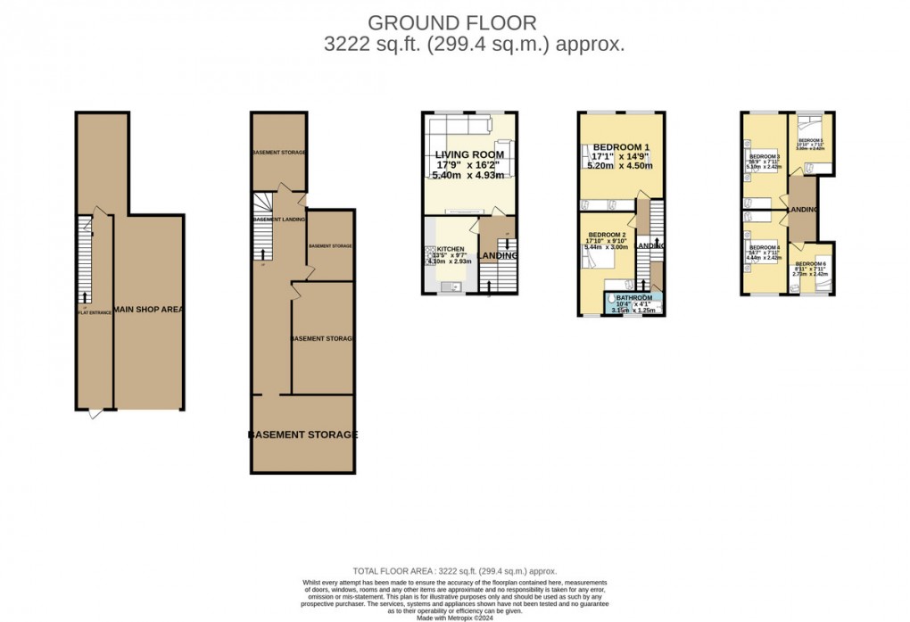 Floorplan for Craven Road, London, W2 3BX