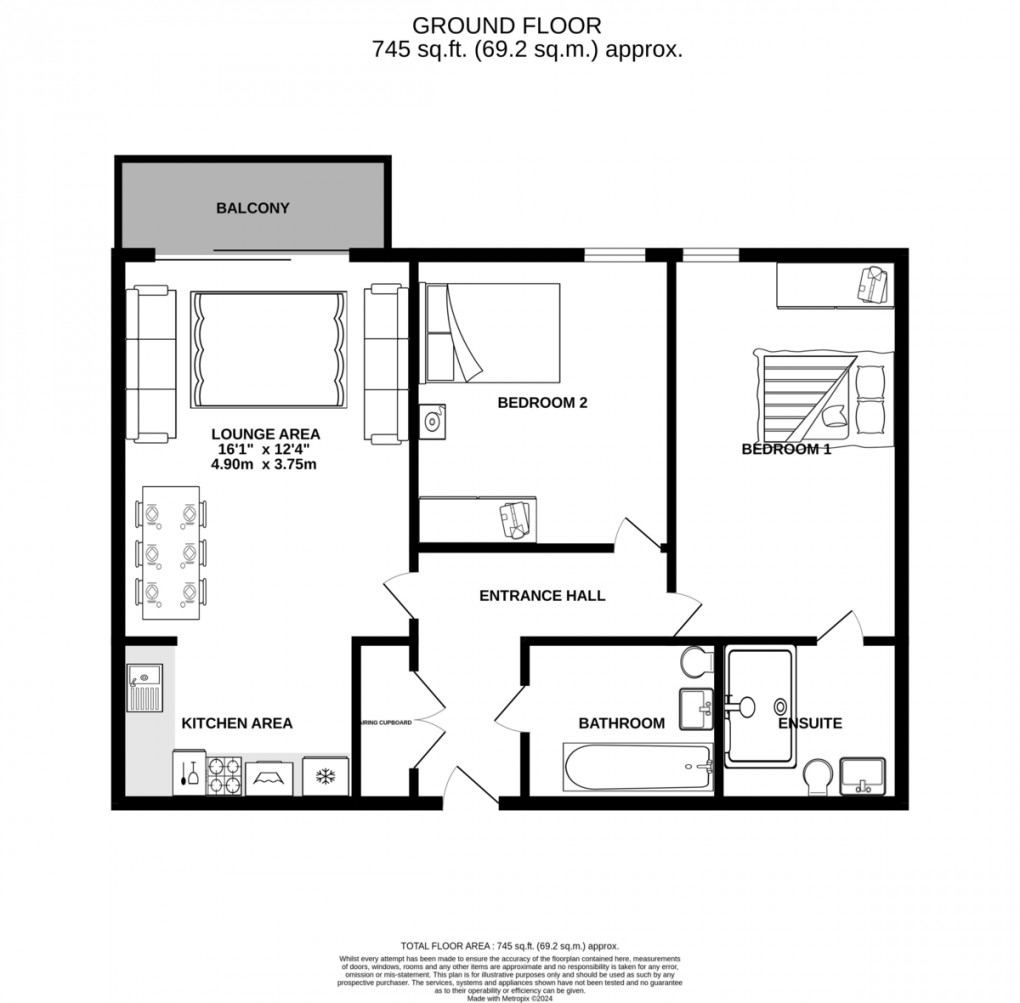 Floorplan for High Road, Wembley