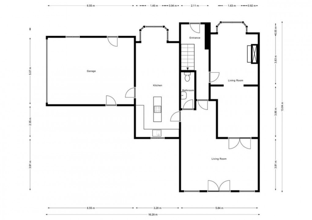 Floorplan for Bannister Close, Slough