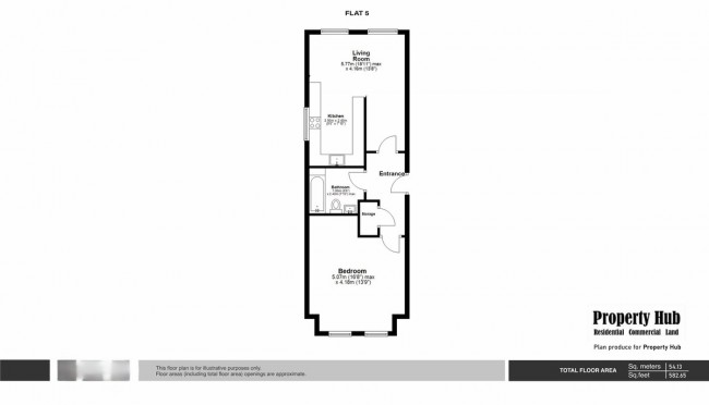 Floorplan for Castlebar Road, London, w5