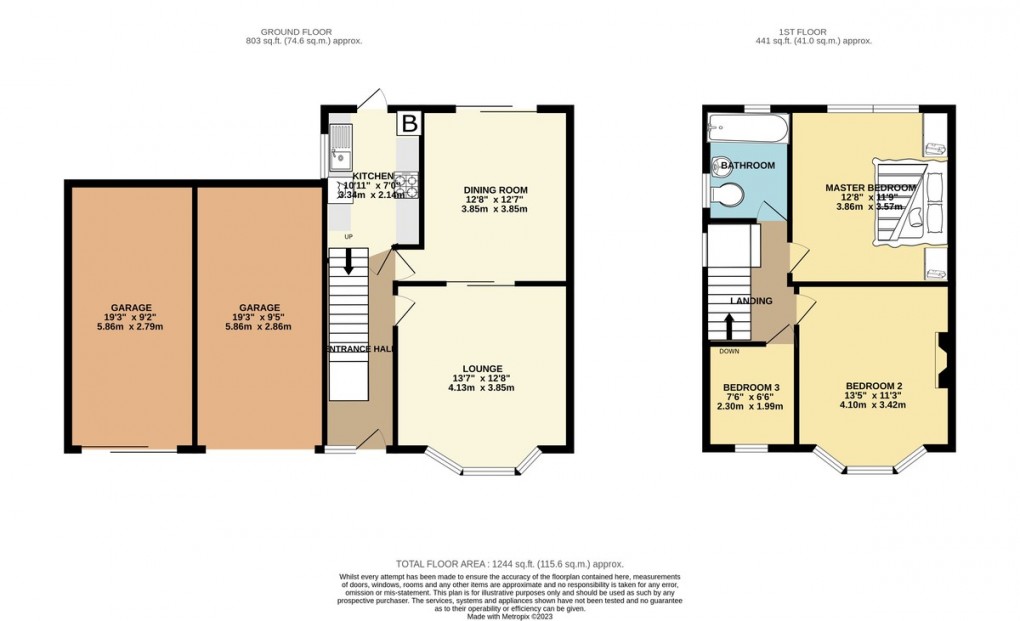 Floorplan for Alverstone Road, Wembley, HA9 9SD