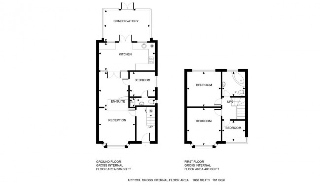 Floorplan for Long Elmes, Harrow, ha3 5jy