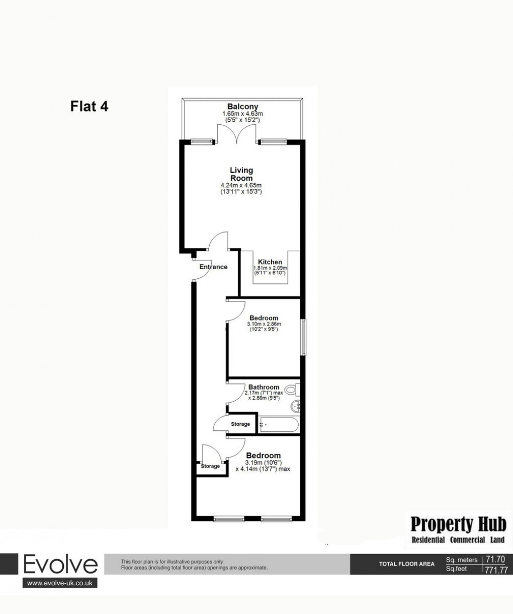 Floorplan for Castlebar Road, London, W5 2DL