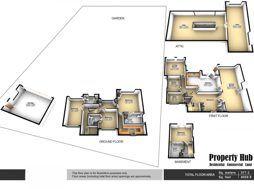 Floorplan for Penketh Drive, Harrow, HA1 3JX