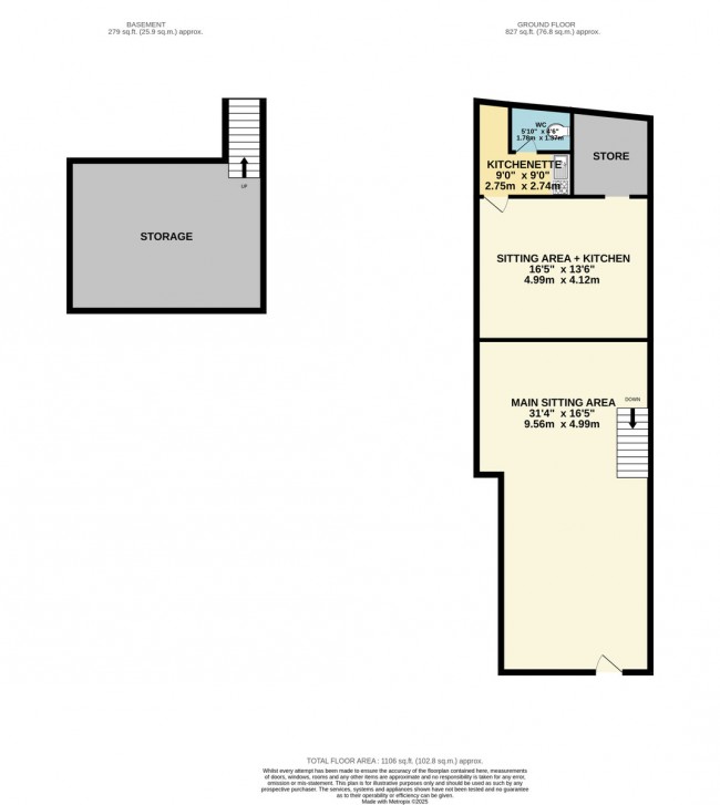 Floorplan for Camden High Street, London, nw1 7jl
