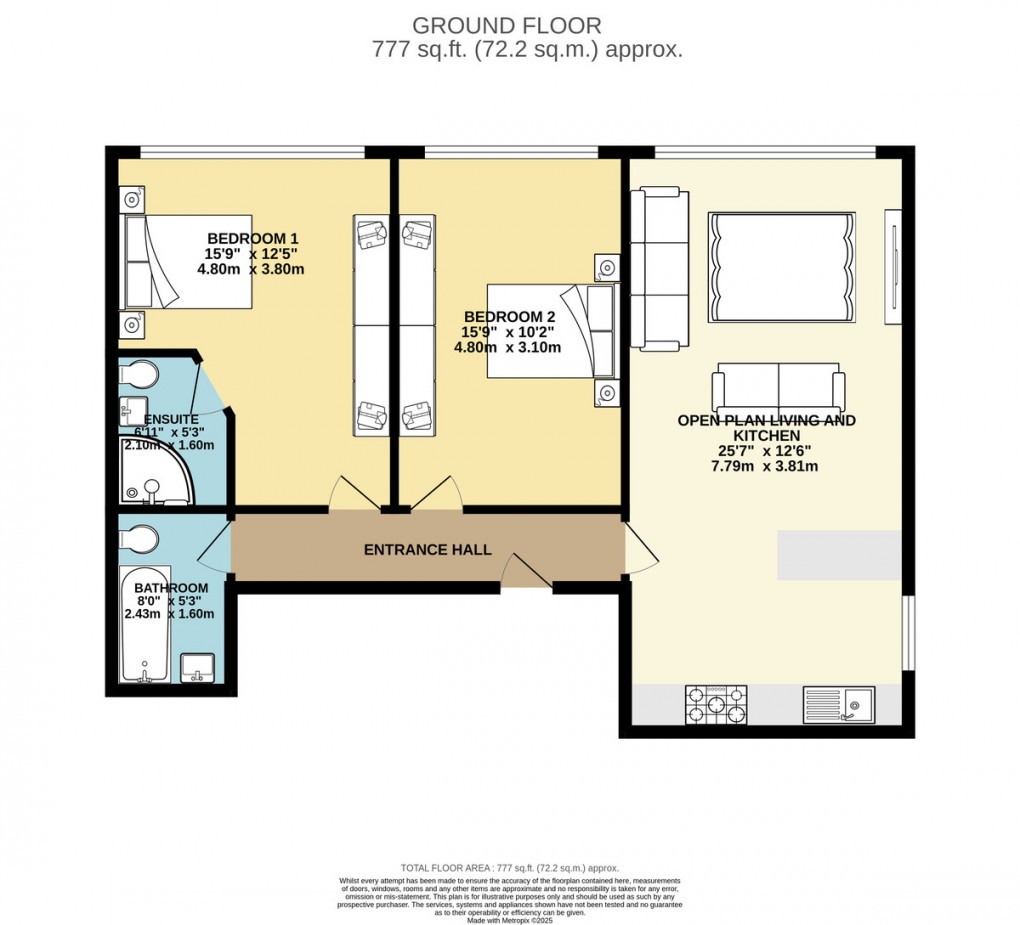 Floorplan for Greenview Court, 628 Greenford Road, Greenford, UB6 8QT