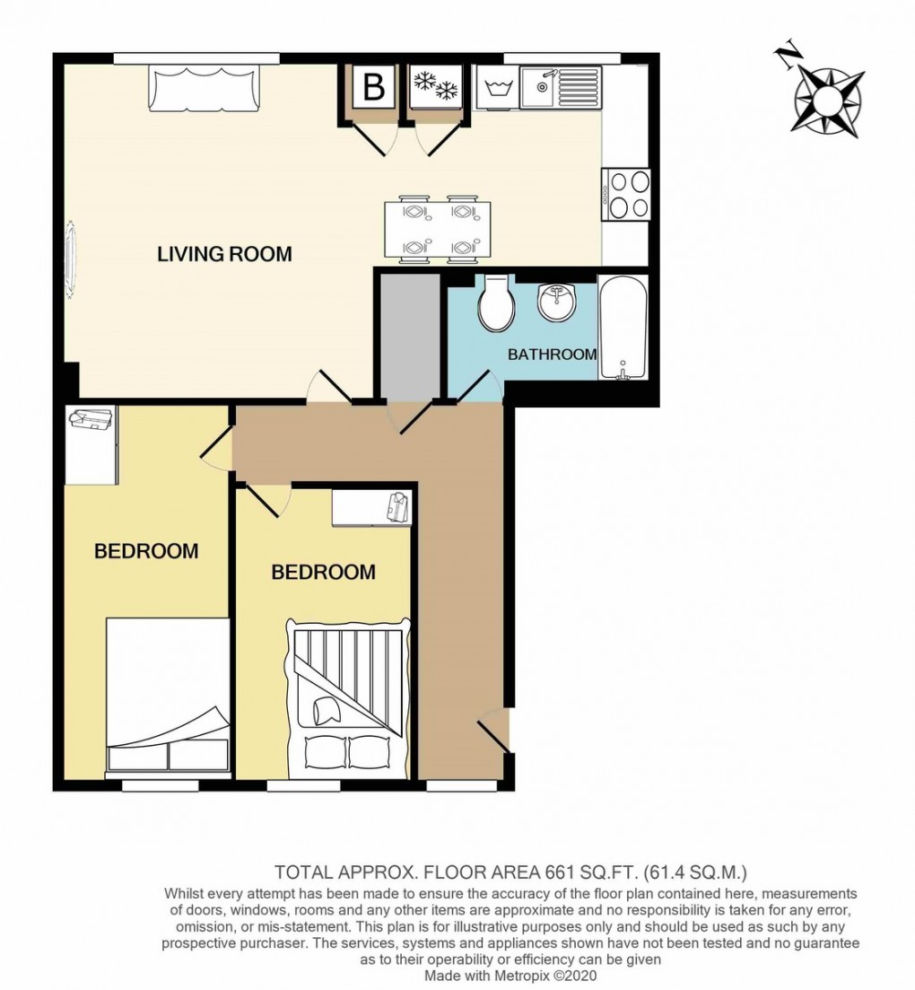 Floorplan for Cleveland Way, London, E1 4UF