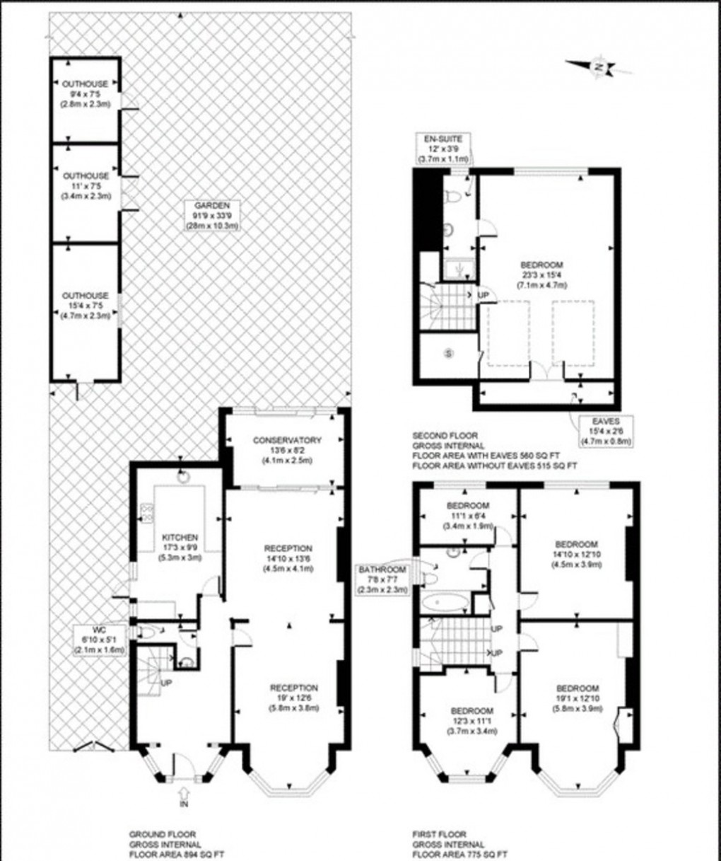 Floorplan for Park Avenue North, London, NW10 1JY
