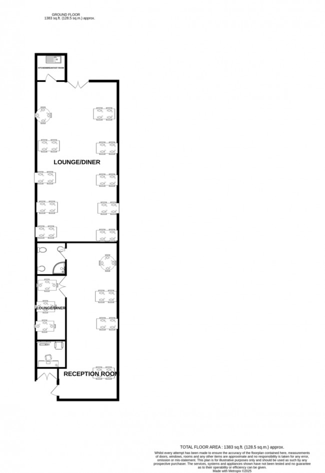 Floorplan for Field End Road Pinner