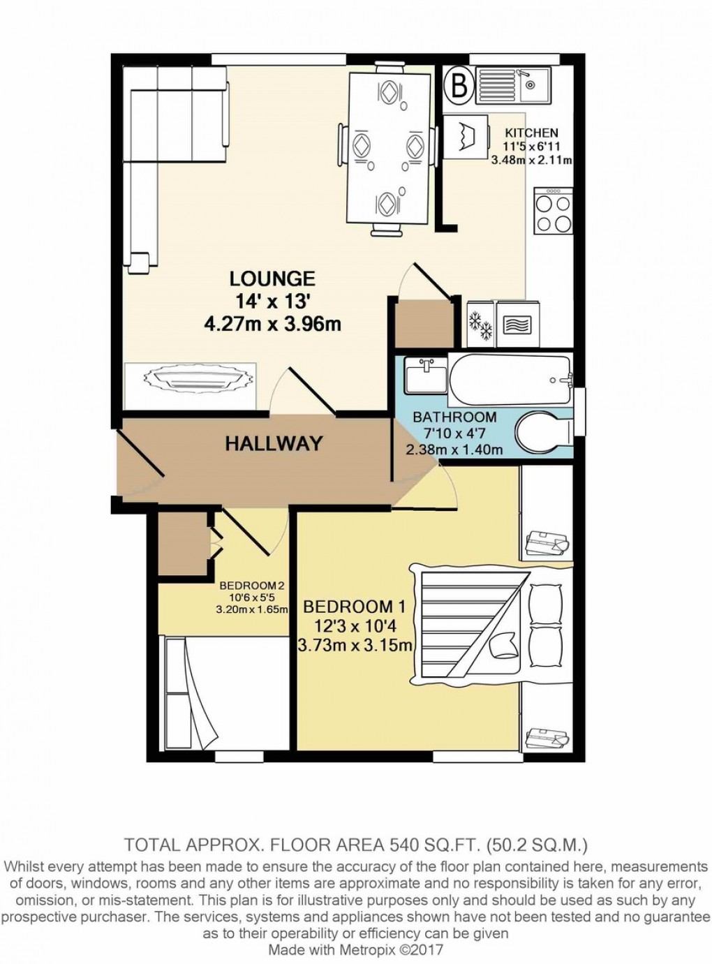 Floorplan for Brewery Close Wembley HA0 2XB