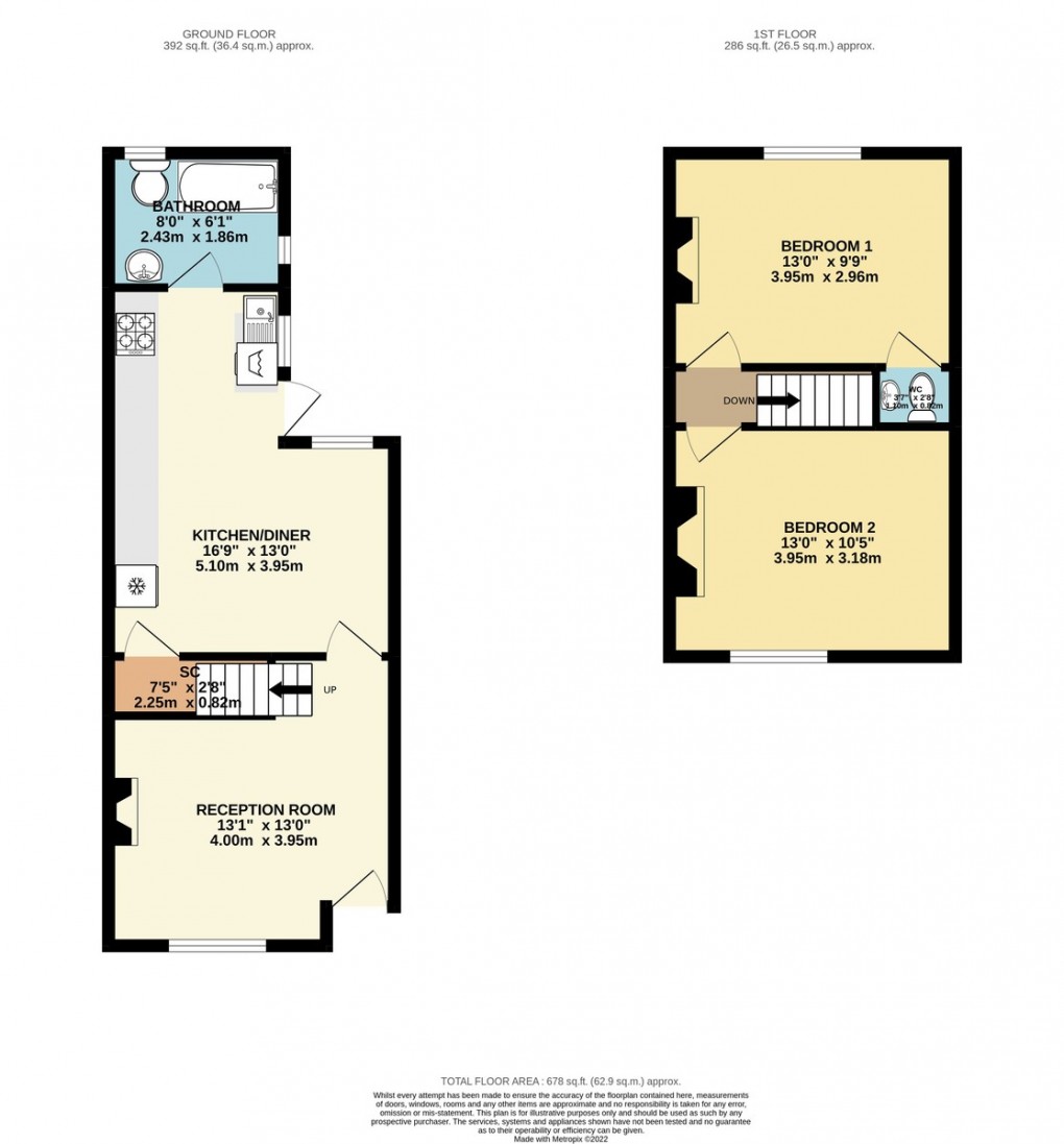 Floorplan for Chipping Close, Barnet, EN5 4LP
