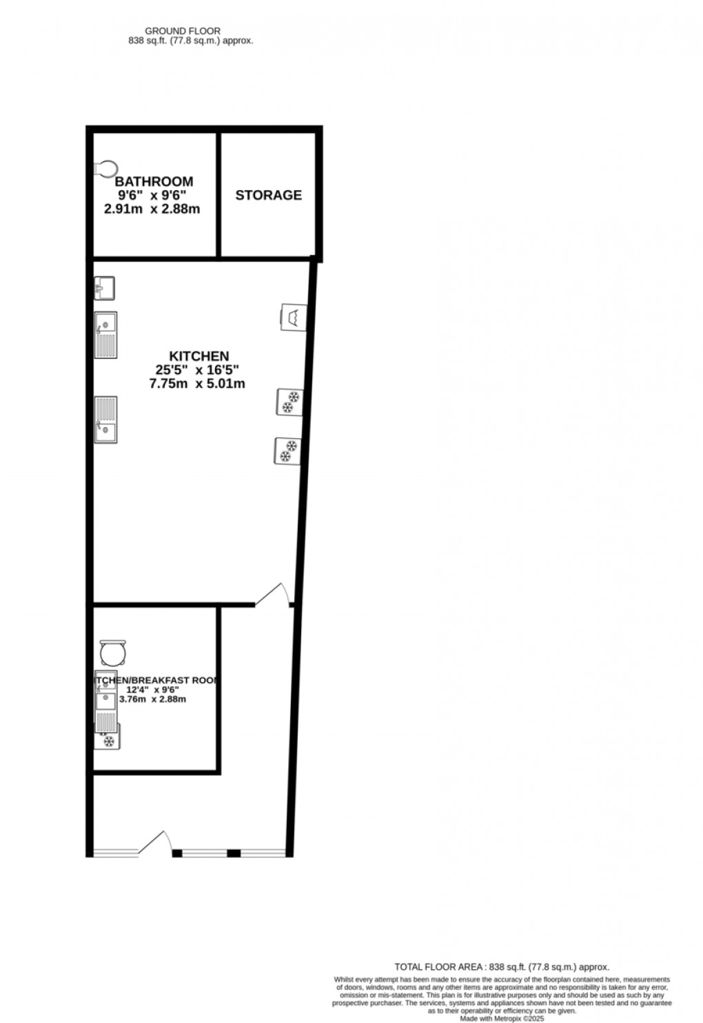 Floorplan for High Street NW10