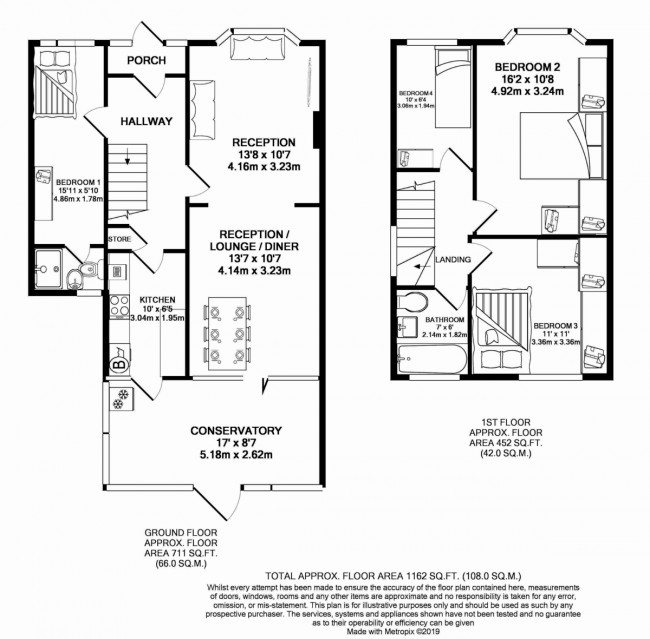 Floorplan for Orchard Gate, Greenford, ub6 0ql