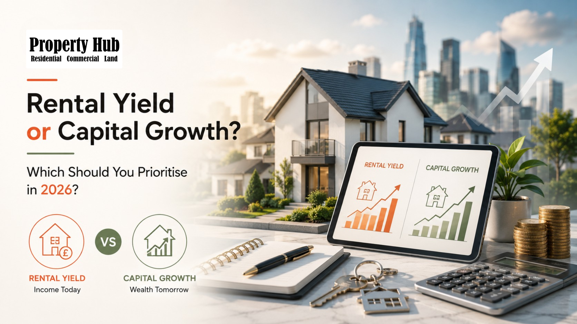 Rental Yield vs Capital Growth: What Should UK Property Investors Prioritise in 2026?